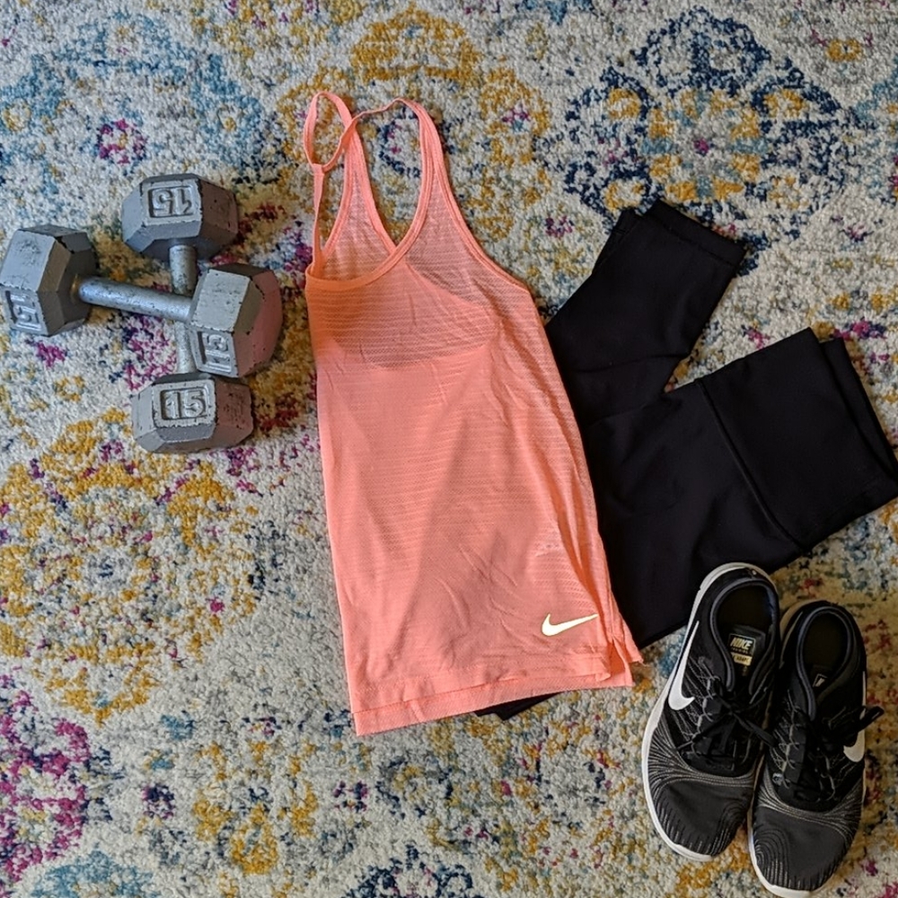 Lightweight neon Nike tank